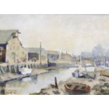 Charles Smith F.R.S.A (20th Century) úversham Creek' Oil on board Signed and dated t 21cm x 28cm