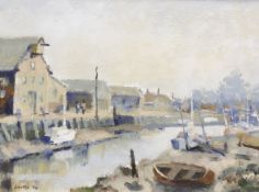 Charles Smith F.R.S.A (20th Century) úversham Creek' Oil on board Signed and dated t 21cm x 28cm