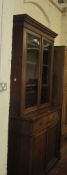 A late 19th Century mahogany bookcase/cabinet   121cm wide