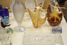 A quantity of 20th Century glassware and other decorative items