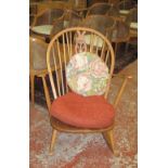 An Ercol Windsor rocking chair