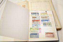 A Lincoln stamp album containing World Wide stamps,   'The Empire Postage Stamp Album, another