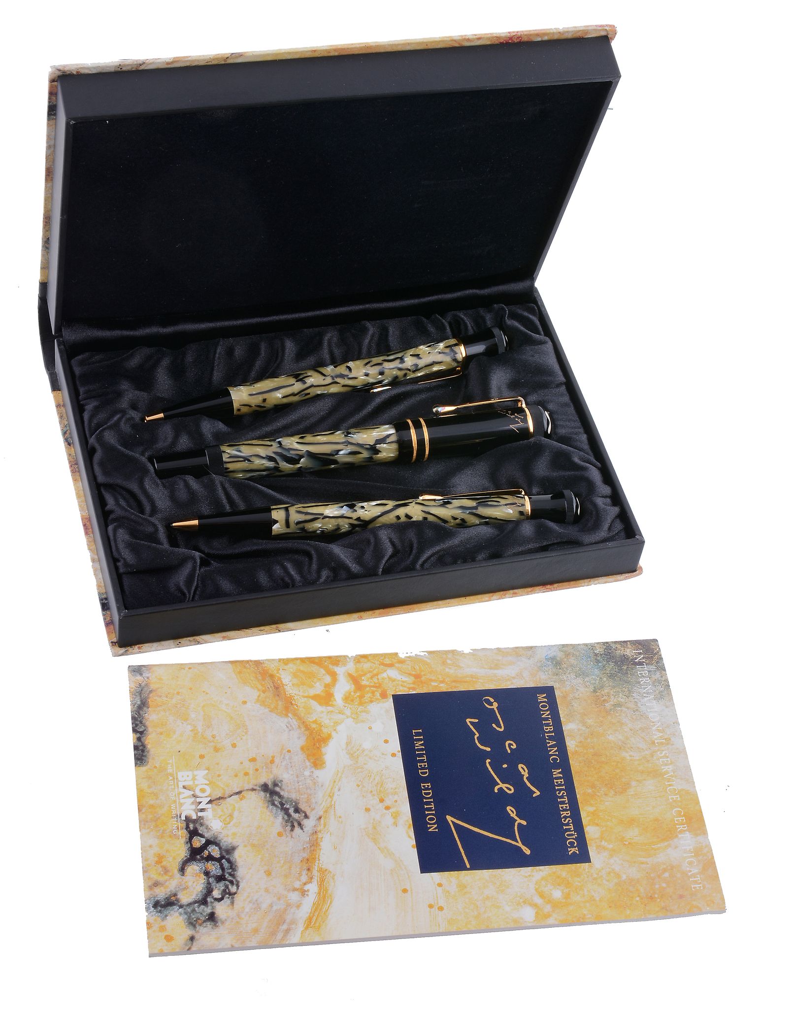 Montblanc, Writers Edition, Oscar Wilde, a limited edition three piece set,   no. 04839/20,000, - Image 3 of 4