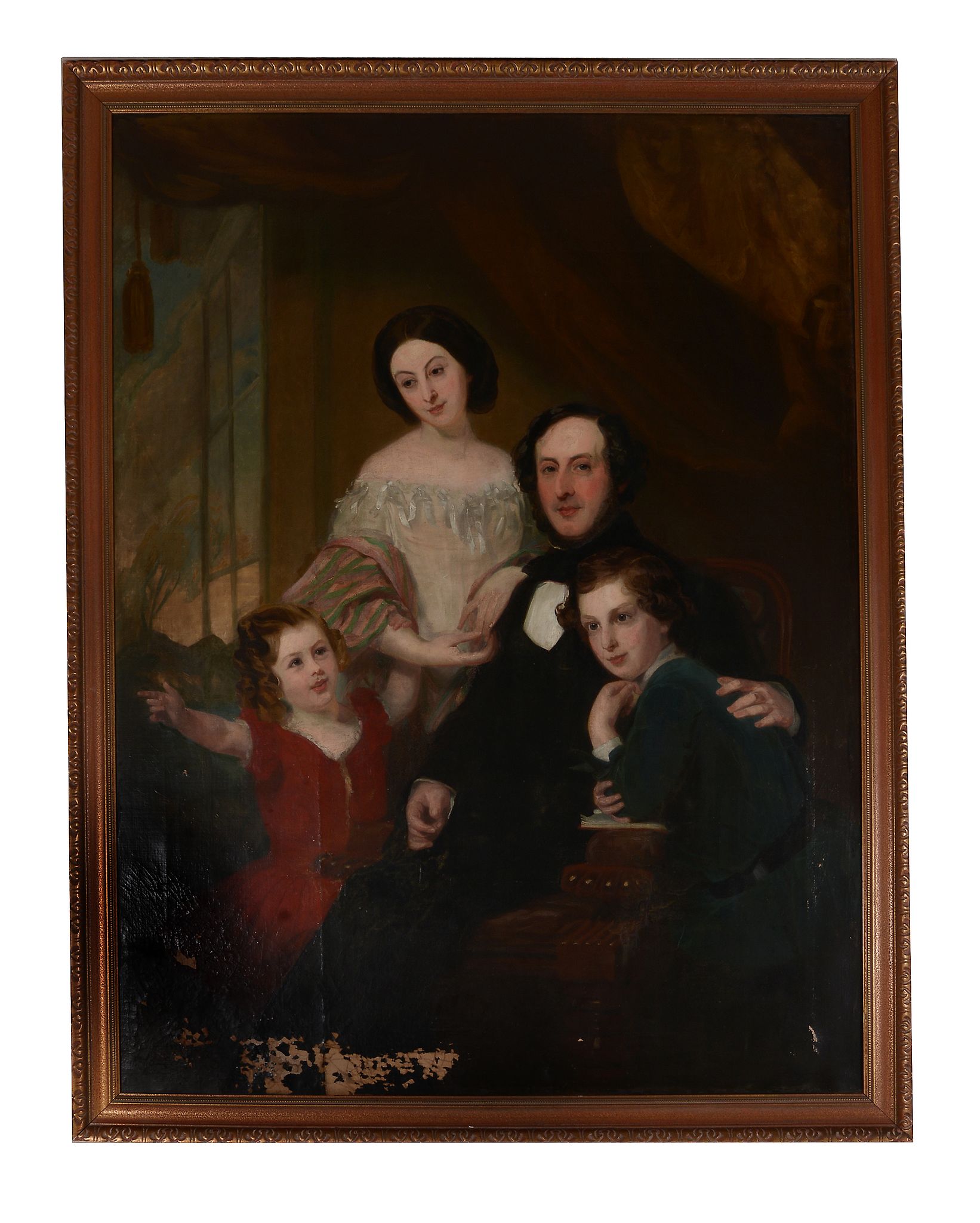 English School (19th Century) - Samuel and Rosetta Moses and their children; Rosetta Moses and - Image 2 of 5