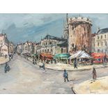 L. P. Robert Lavoine (1916-1999) - Caen  Watercolour and gouache Signed and titled  50.5 x 65 cm.(