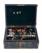 A collection of antique costume jewellery   A collection of antique costume jewellery,   to