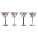 A set of twelve silver goblets by C. J. Vander Ltd, London 1963-64   A set of twelve silver