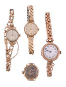 Tudor, Royal, ref. 3047, a lady's 9 carat gold bracelet wristwatch   Tudor, Royal, ref. 3047, a