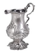 An early George III silver baluster cream jug by John Henry Vere  &  William...   An early George