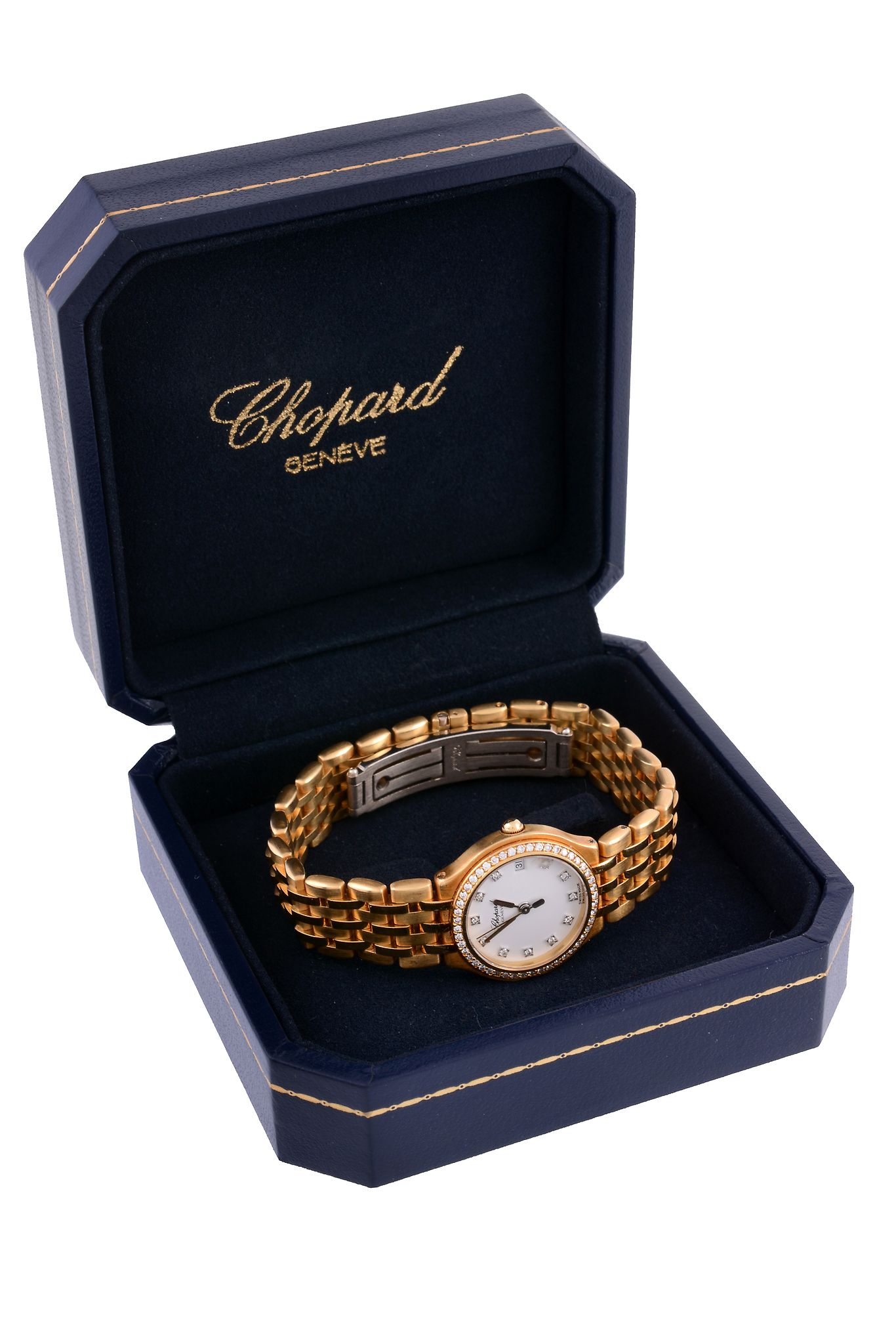 Chopard, Monte-Carlo, ref. 5232, a lady's 18 carat gold and diamond bracelet...   Chopard, Monte-