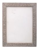 An Italian silver mounted photograph frame, pre 1934   An Italian silver mounted photograph frame,