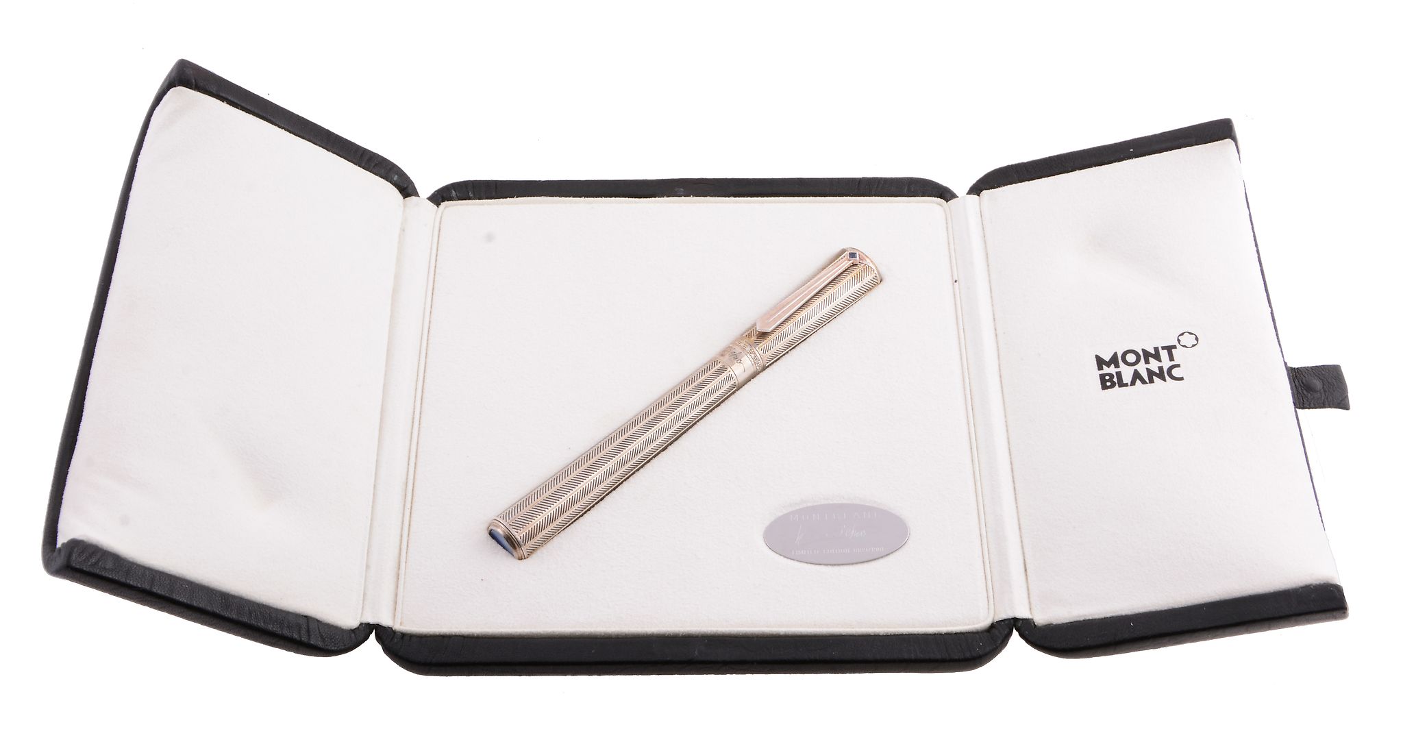 Montblanc, Marlene Dietrich, a silver limited edition fountain pen, no   Montblanc, Marlene - Image 3 of 3