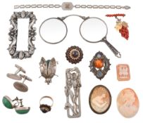 A small selection of jewellery, to include   A small selection of jewellery,   to include: a