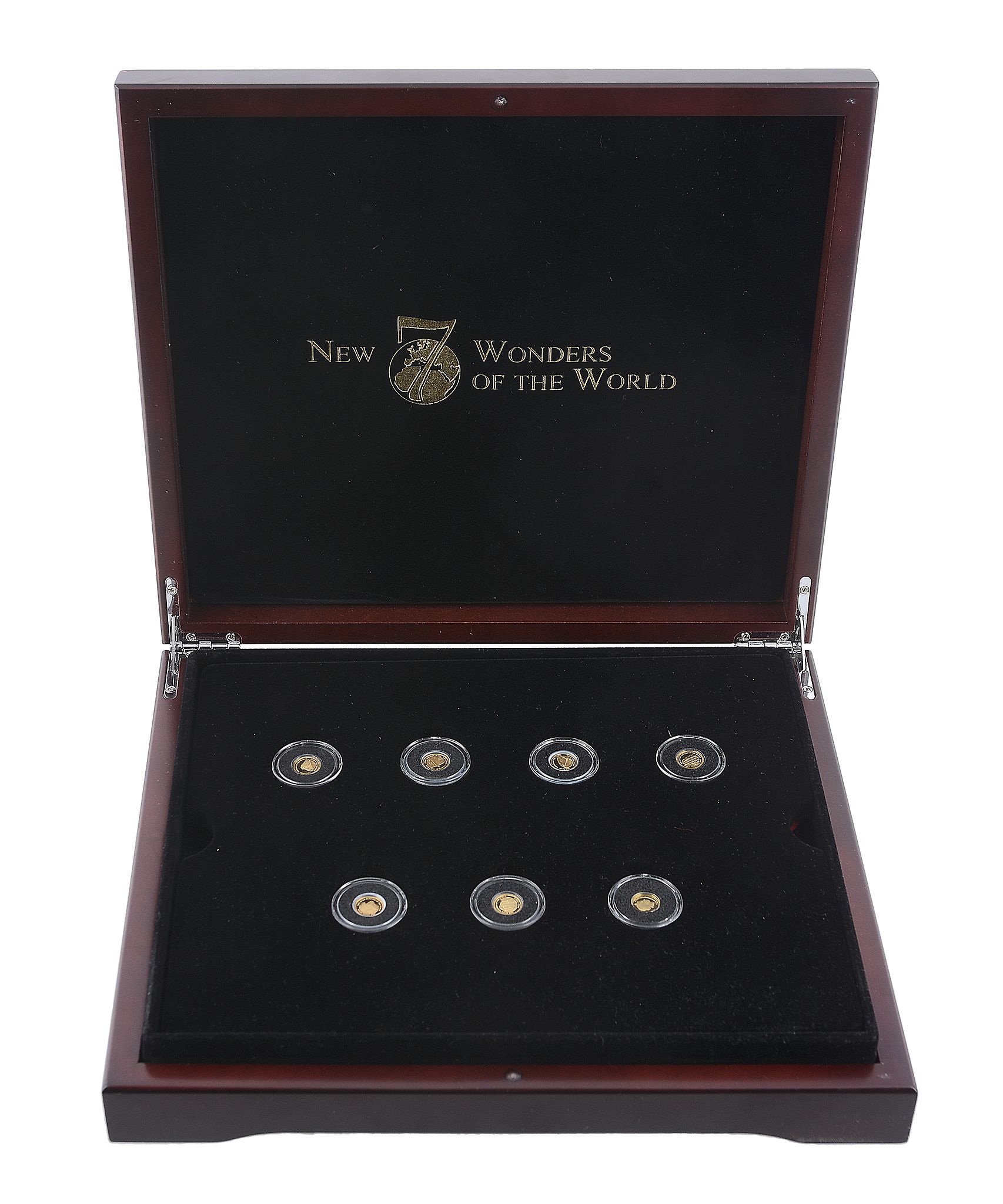 Solomon Islands, New 7 Wonders Of The World, a cased set of seven coins 2011   Solomon Islands,