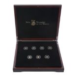 Solomon Islands, New 7 Wonders Of The World, a cased set of seven coins 2011   Solomon Islands,