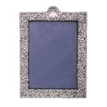 An Edwardian silver mounted photograph frame by Walker  &  Hall, Birmingham 1902   An Edwardian