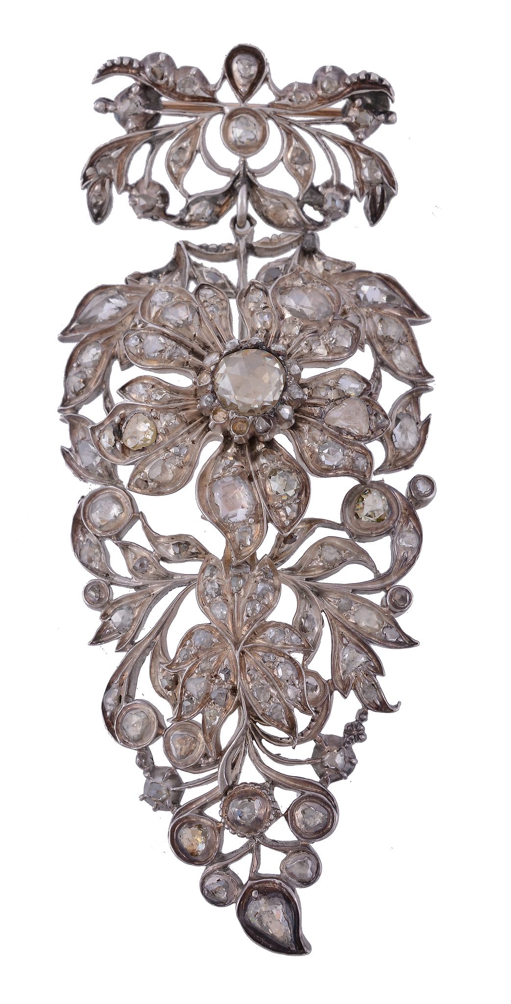 An early 19th century Dutch diamond set brooch , circa 1830   An early 19th century Dutch diamond