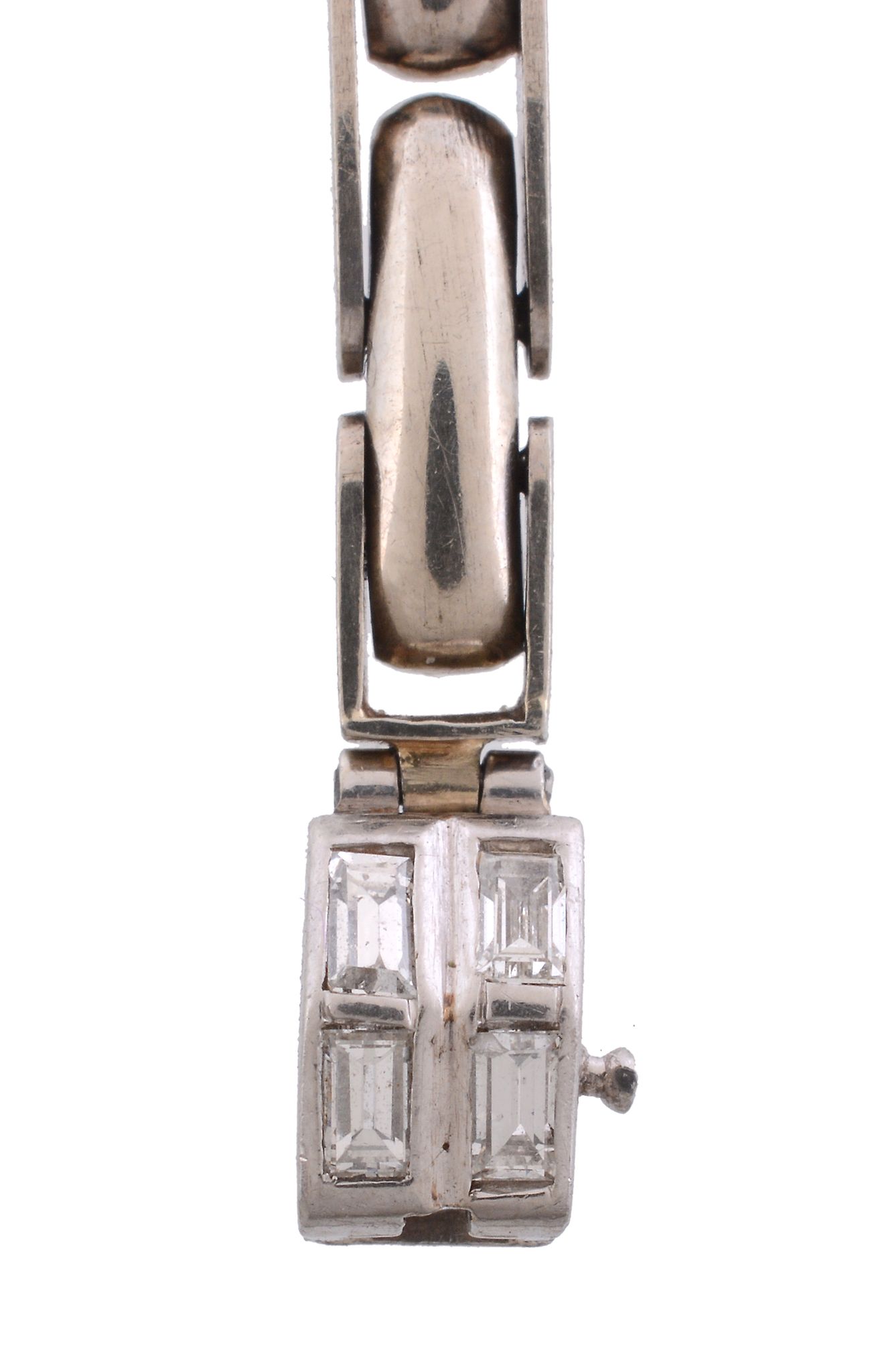 Antrobus, ref. 1688, a lady's diamond cocktail watch, circa 1930   Antrobus, ref. 1688, a lady's - Image 4 of 4