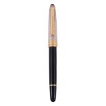Montblanc, Meisterstuck, Solitaire, a black and silver coloured pen   Montblanc, Meisterstuck,