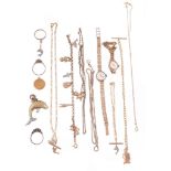 A small selection of jewellery, including   A small selection of jewellery,   including: pendants;