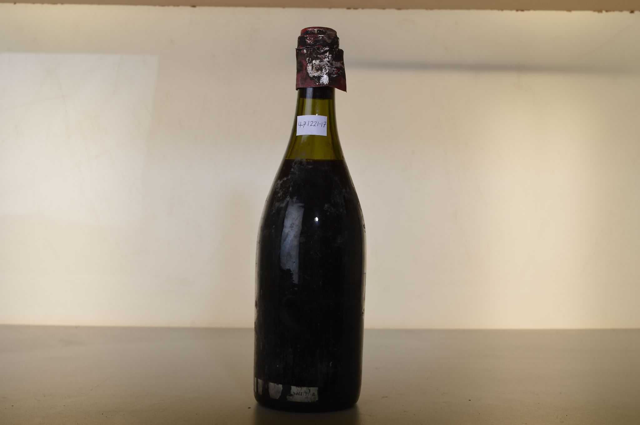 Musigny Louis Jadot  1 bt  Believed very early, 1930's/40's  Capsule cut but no indication on