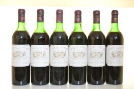 Chateau Margaux 1976 Margaux 12 bts US Strip Labels 6TS 4 HS 2 MS