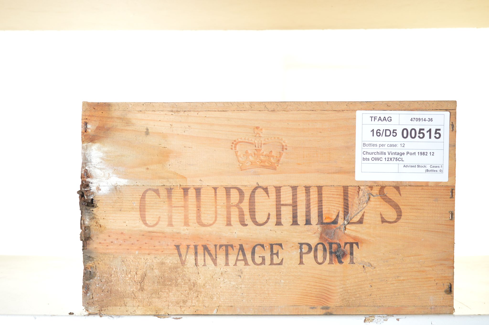 Churchills Vintage Port 1982 12 bts