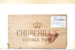 Churchills Vintage Port 1982 12 bts OWC