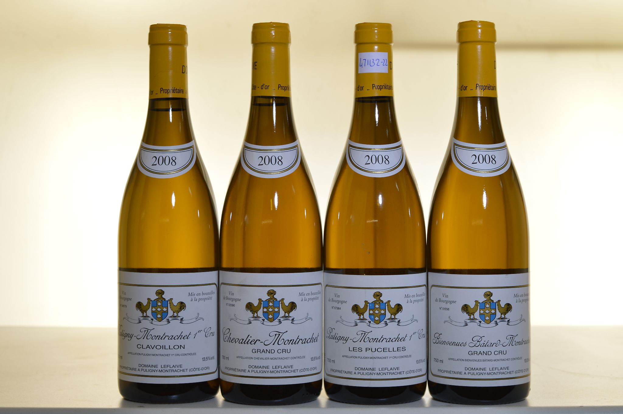 Bienvenues Batard Montrachet 2008 Domaine Leflaive 1 bt   Chevalier Montrachet 2008    Domaine