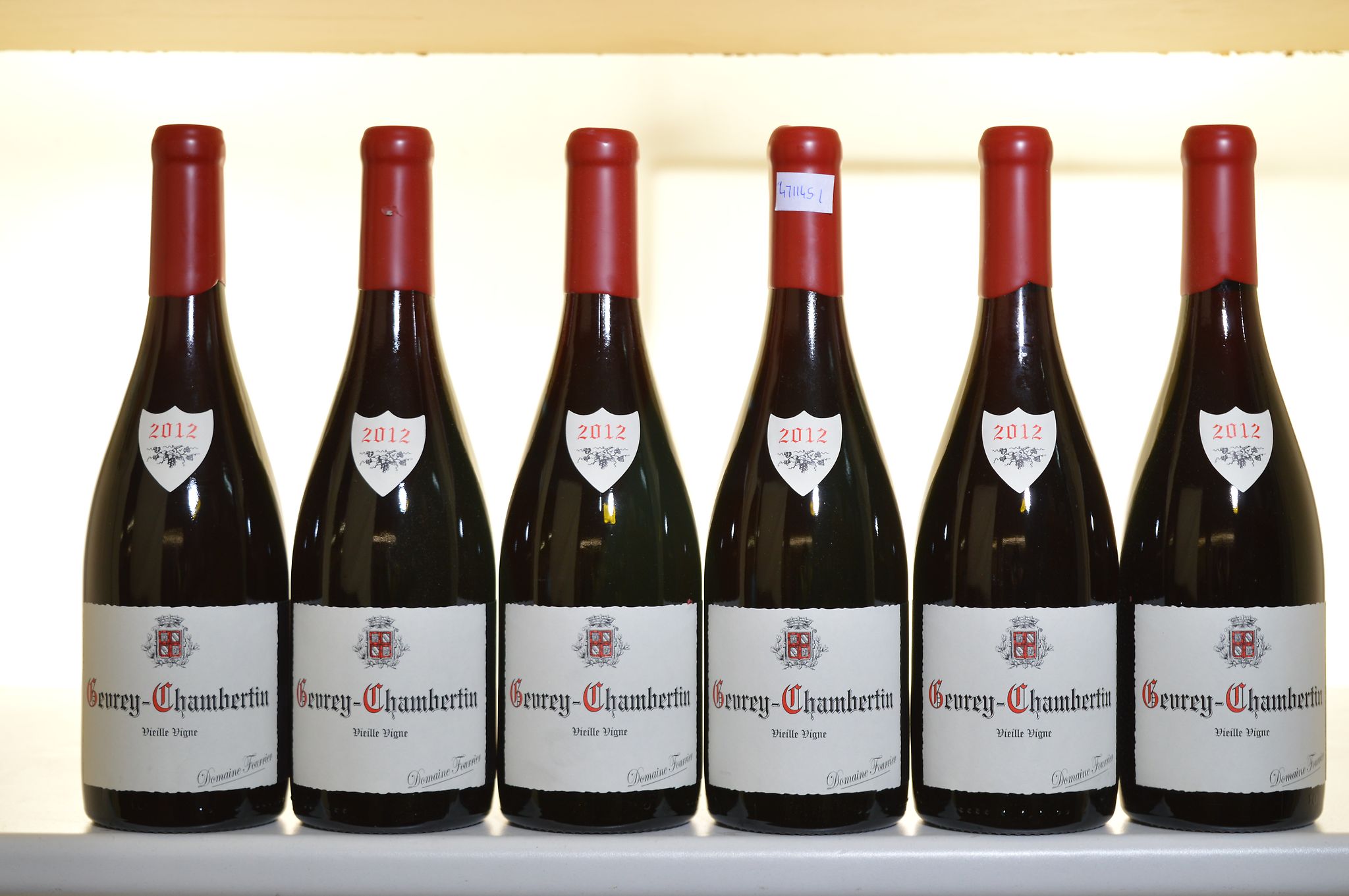 Gevrey Chambertin 2012 Domaine Fourrier 6 bts OCC IN BOND