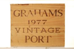 Graham's Vintage Port 1977 12 bts OWC
