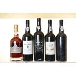 Graham's 40 year old Tawny Port 1 bt display tube  Warre's Vintage Port 1996 Quinta da Cavadinha 1 b