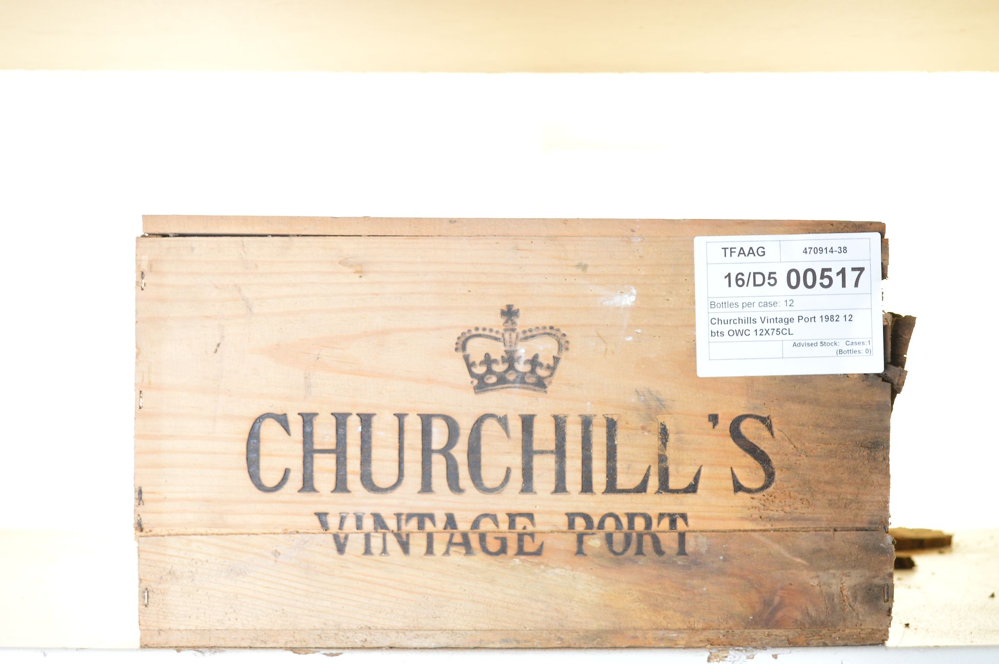 Churchills Vintage Port 1982 12 bts