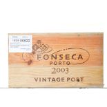 Fonseca Vintage Port 2003 12 bts OWC