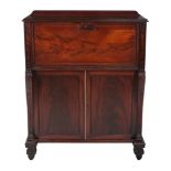 A Regency mahogany secretaire cabinet, circa 1815   A Regency mahogany secretaire cabinet,   circa