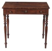 A Regency mahogany side table, circa 1815   A Regency mahogany side table,   circa 1815, the