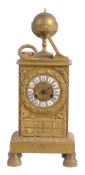 A French Empire ormolu mantel clock, early 19th century   A French Empire ormolu mantel clock,