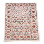 An Uzbeck rug , approximately 185 x 290cm An Uzbeck rug , approximately 185 x 290cm The estimate for