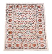 An Uzbeck rug , approximately 185 x 290cm An Uzbeck rug , approximately 185 x 290cm The estimate for