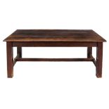 A farmhouse type refectory table, 19th century   A farmhouse type refectory table,   19th century,