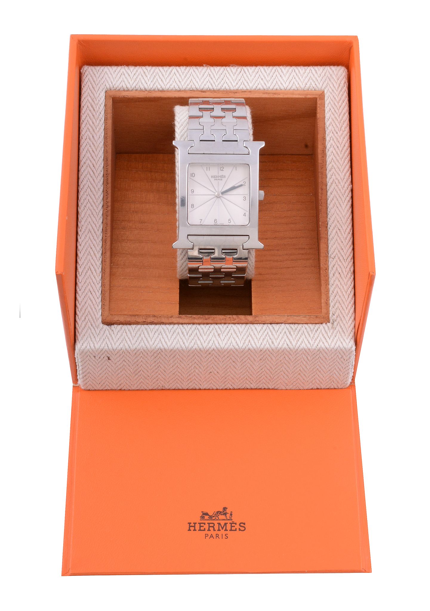 Hermes, ref. HH1.710, a stainless steel wristwatch, no   Hermes, ref. HH1.710, a stainless steel - Image 2 of 2