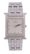 Hermes, ref. HH1.710, a stainless steel wristwatch, no   Hermes, ref. HH1.710, a stainless steel