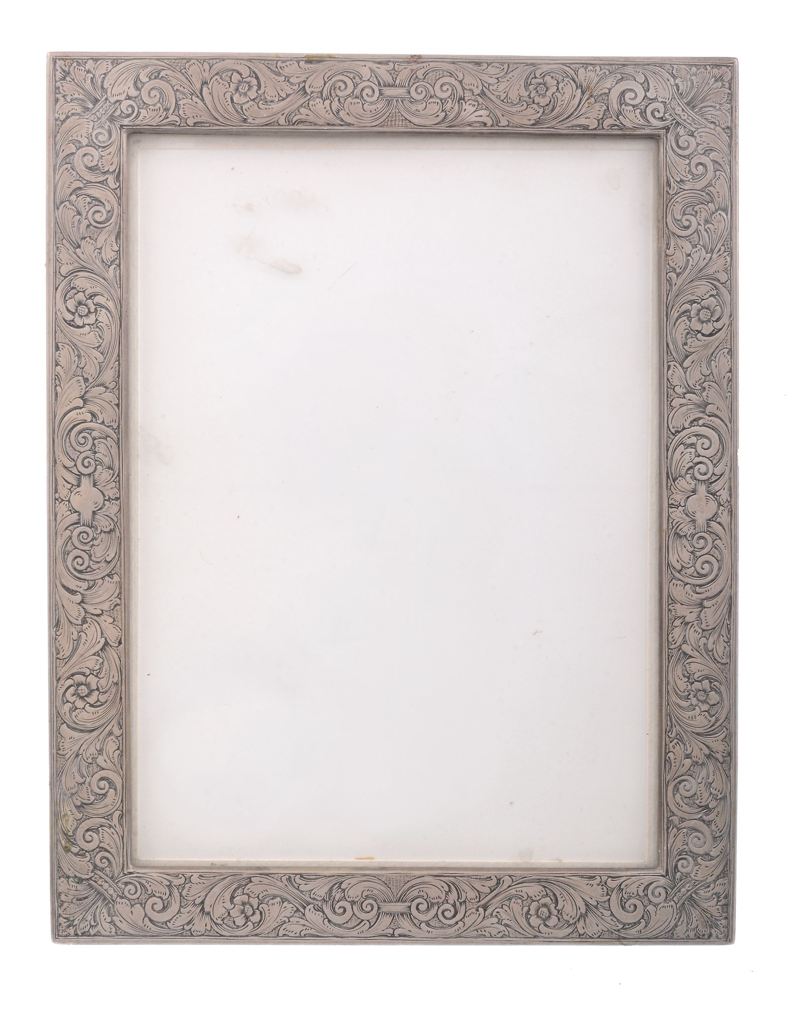 An Italian silver mounted photograph frame, pre 1934   An Italian silver mounted photograph frame,