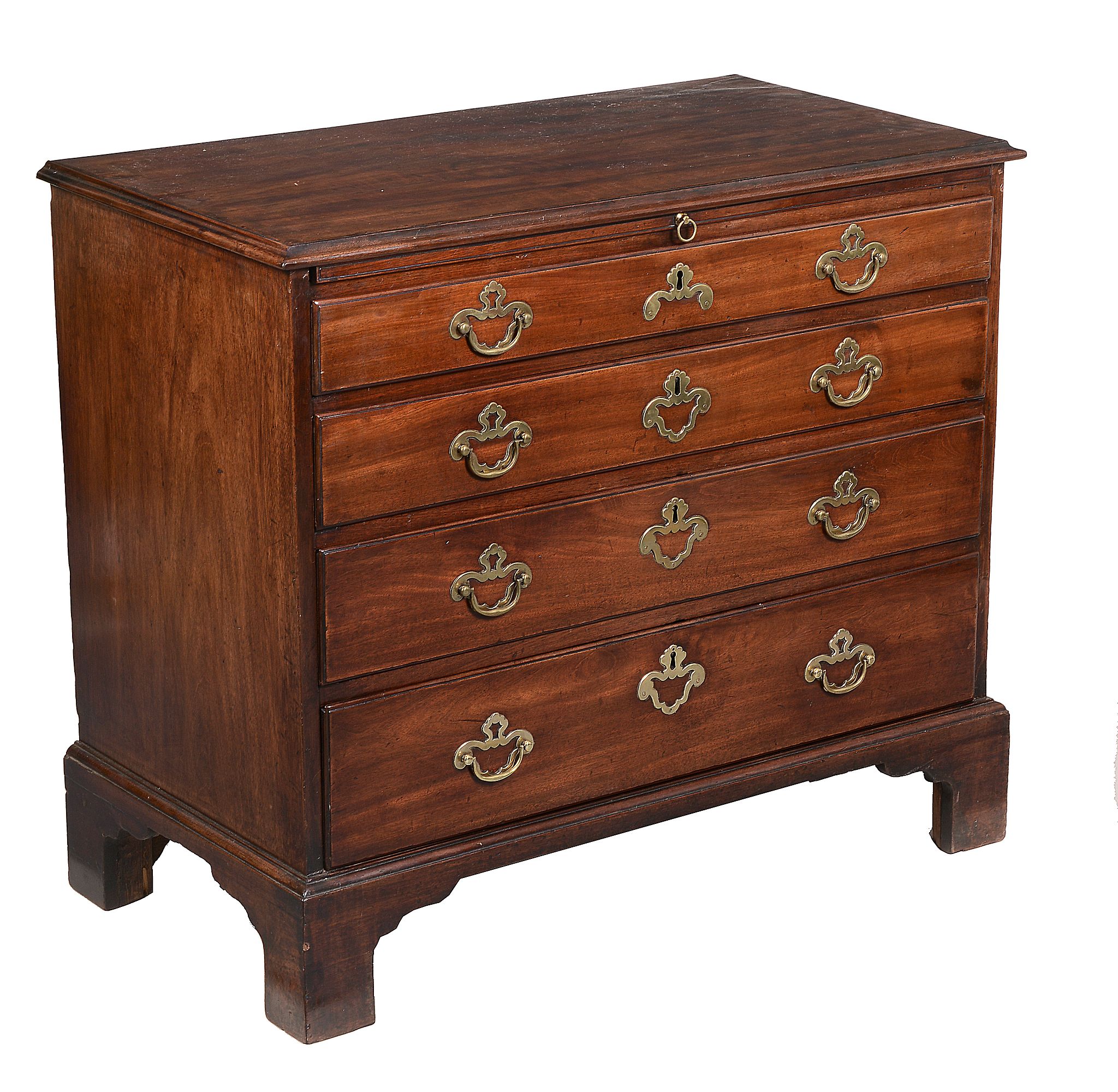 A George III mahogany chest of drawers, circa 1770   A George III mahogany chest of drawers,   circa - Image 2 of 3