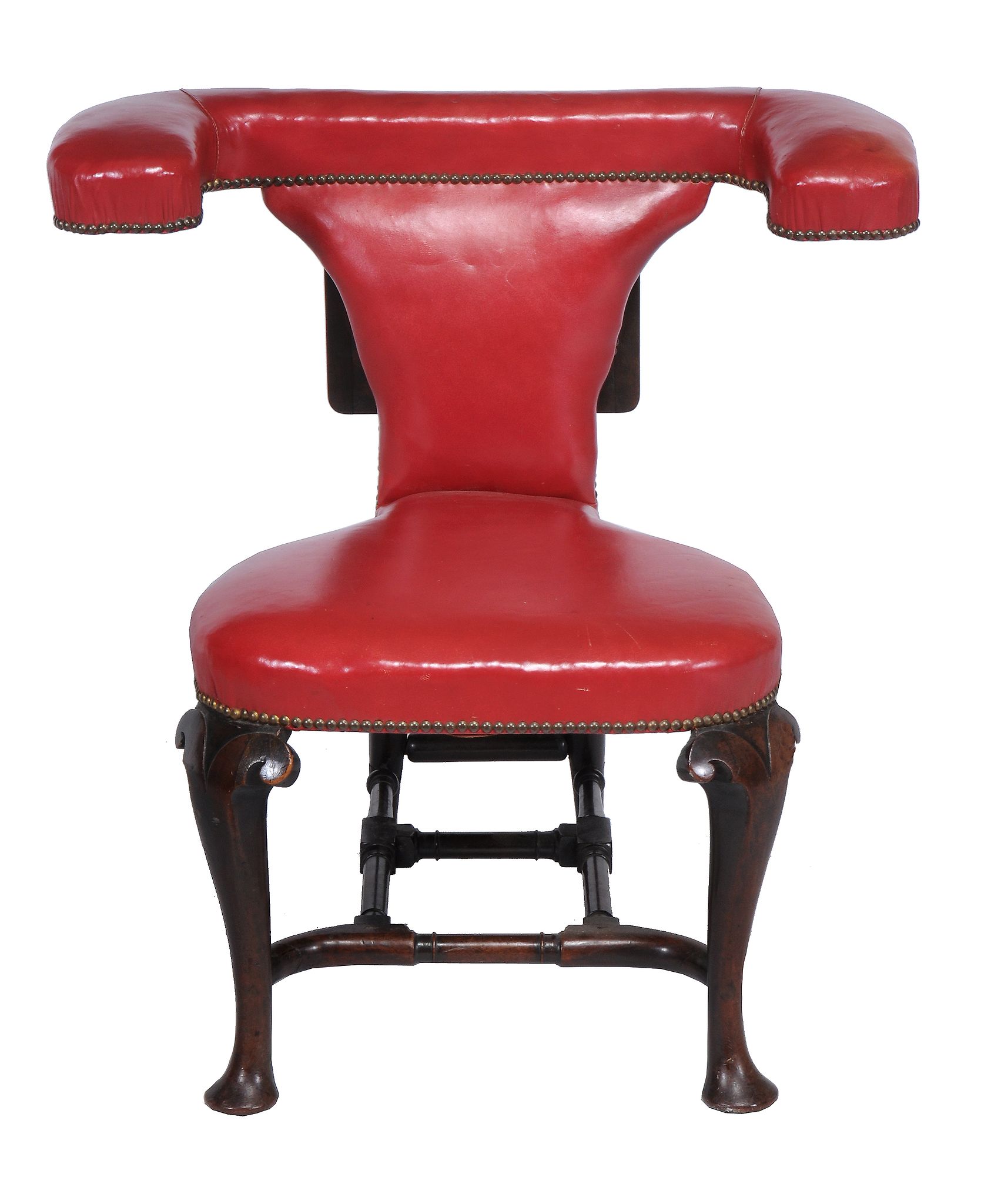 A George II mahogany cockfighting chair , circa 1740   A George II mahogany cockfighting chair  , - Image 3 of 3