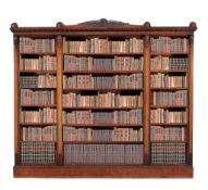 A George IV mahogany open bookcase , circa 1825 A George IV mahogany open bookcase , circa