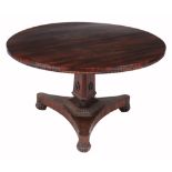 A George IV goncalo alves centre table , circa 1825   A George IV goncalo alves centre table  ,