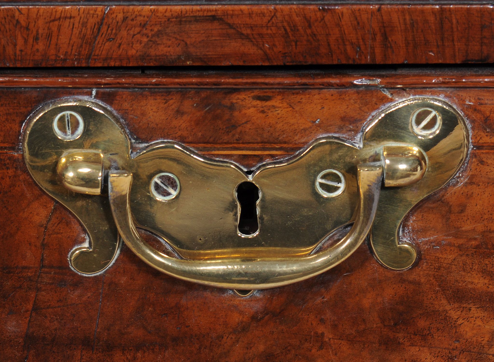 A burr walnut chest on stand , circa 1735 and later   A burr walnut chest on stand  , circa 1735 and - Image 4 of 4