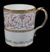 A Paris porcelain mug or pot a boire , 1790-94   A Paris porcelain mug or  pot a boire   (