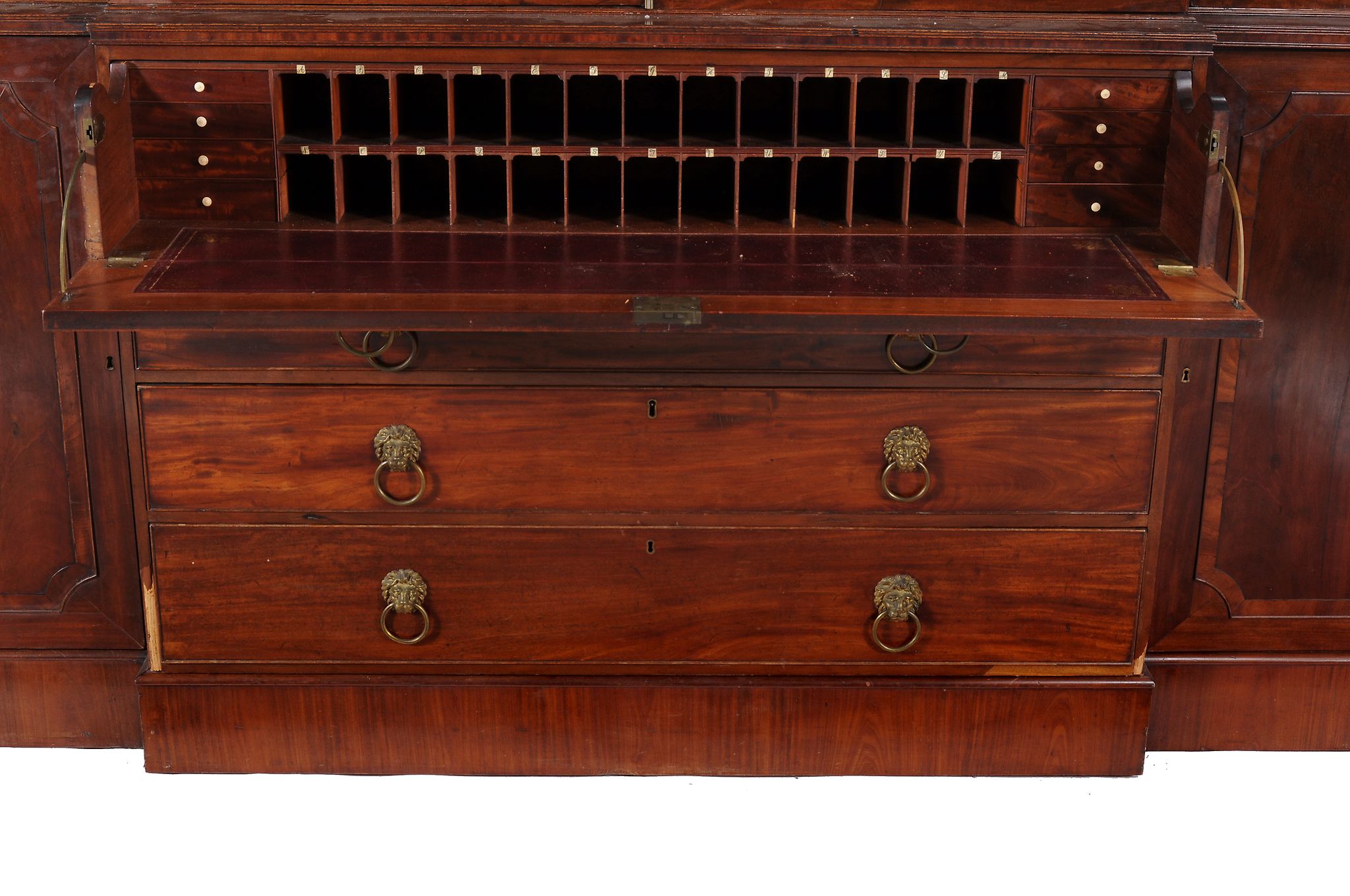 A Regency mahogany secretaire library bookcase , circa 1815   A Regency mahogany secretaire - Image 3 of 5